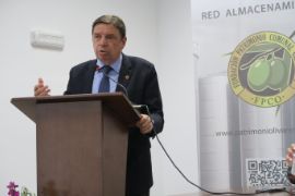 Hoy, en la inauguración de la XXI Feria del Olivo de Montoro