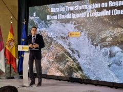 HOY, EN SU VISITA A LAS OBRAS DEL PROYECTO DE TRANSFORMACIÓN EN REGADÍO EN LA MARGEN IZQUIERDA DEL RÍO TAJO