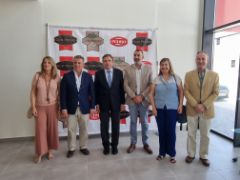 HOY, EN SU VISITA A DISTINTAS EMPRESAS EN ALCALÁ DE LOS GAZULES (CÁDIZ)