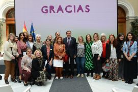 En la clausura de la convención “Crecemos Juntas: encuentro nacional de mujeres rurales”