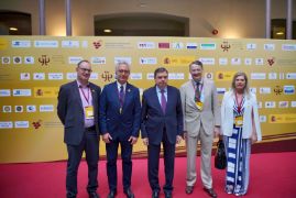 Hoy, en la inauguración del 44º Congreso Mundial de la Viña y el Vino, en Cádiz