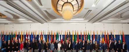 Ayer, en Washington, en la conferencia internacional Agriculture Innovation Mission (AIM) for Climate