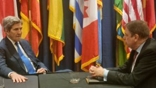 Ayer, en Washington D.C., en la conferencia internacional Agriculture Innovation Mission (AIM) for Climate