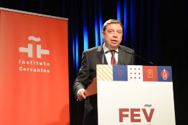 Clausura de la Asamblea General de la Federación Española del Vino (FEV)