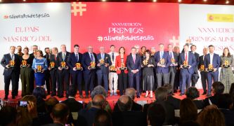 Hoy, en la entrega de la XXXVI edición de los premios Alimentos de España