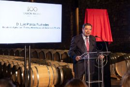 Hoy, en Haro (La Rioja), en el centenario de Bodegas Ramón Bilbao