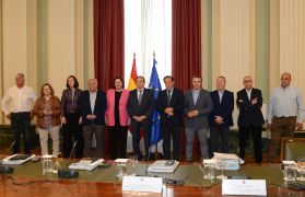 Hoy, en una reunión con las organizaciones profesionales agrarias