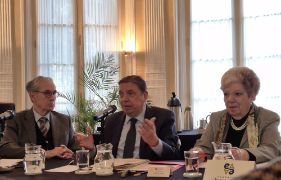 Hoy, en un coloquio en la Fundación Euroamérica