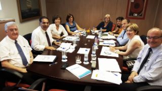 Hoy, en la sede de la Secretaría General de Pesca 