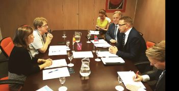 Hoy, en la sede de de la Secretaría General de Pesca 