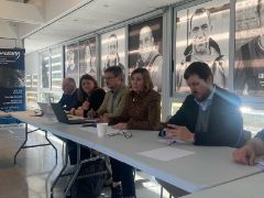 Hoy, en la sede de la cofradía de pescadores de L’Escala (Girona)