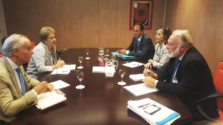 Hoy, en la sede de la Secretaría General de Pesca 