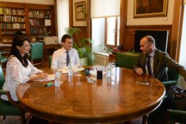 Hoy, en la sede del Departamento