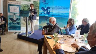 EN LA CONMEMORACIÓN DEL 35 ANIVERSARIO DE OPROMAR, EN MARÍN (PONTEVEDRA)