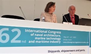 Hoy, en el 62º Congreso Internacional de Ingeniería Naval e Industria Marítima, en Bilbao