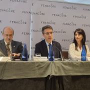 Hoy, en la clausura de la XXI jornada técnica de la Federación Nacional de Comunidades de Regantes (Fenacore) 