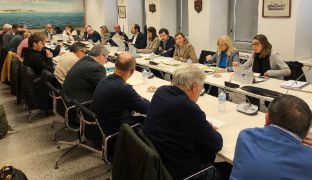 Hoy, en una reunión con representantes del sector pesquero