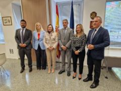 Hoy, en la sede de la Secretaría General de Pesca