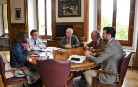 Hoy, en la sede del ministerio