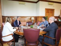 Hoy, en la sede del ministerio