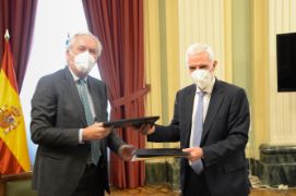 FIRMADO HOY POR EL SUBSECRETARIO DEL MAPA, LUIS ÁLVAREZ-OSSORIO, Y EL PRESIDENTE DE AGROSEGURO, IGNACIO MACHETTI