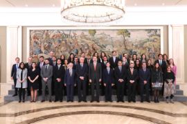 Hoy, en el Palacio de la Zarzuela 