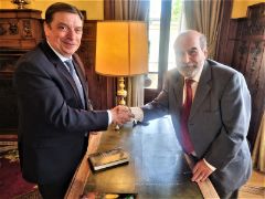 Hoy, en la Embajada de Brasil 