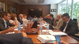 Hoy, en la sede del Ministerio 