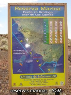 Autor: Francisca Miota Título:Cartel de la reserva marina