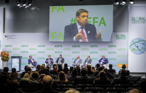 Hoy, en Berlín, en la Conferencia de Ministros del Foro Global de Alimentación y Agricultura 2025