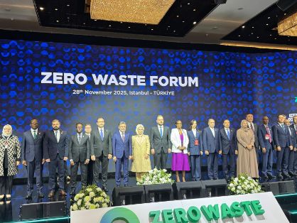 Hoy, en Estambul, en una reunión ministerial sobre el desperdicio