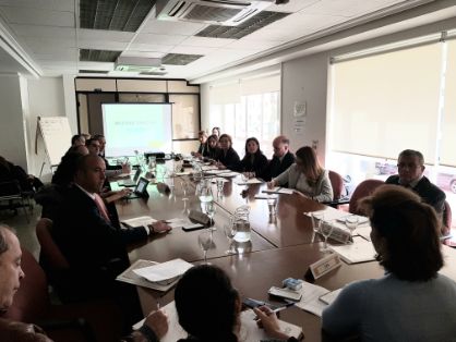 Hoy, en la sede del Departamento 