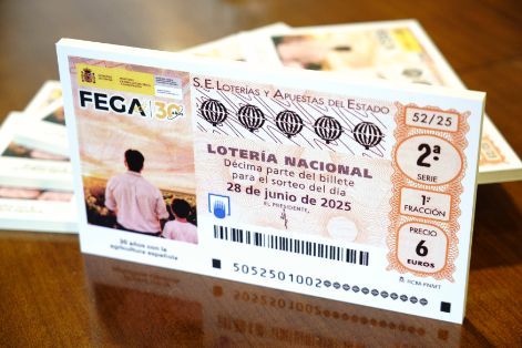 El décimo del sábado 28 de junio está dedicado al 30 aniversario del FEGA