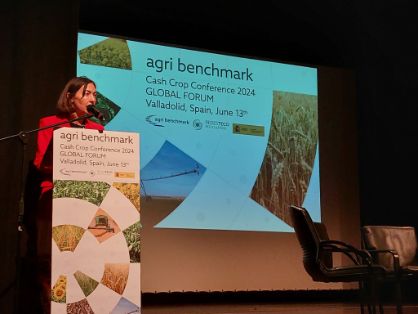 Hoy, en el Foro global sobre cultivos herbáceos de la red Agri Benchmark 