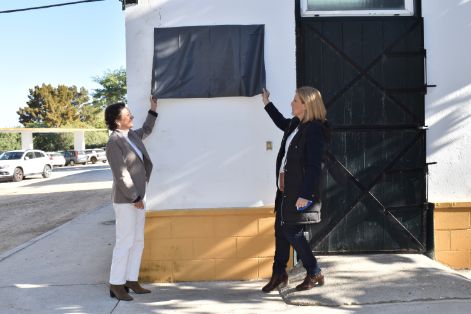 Hoy, en unas jornadas en la Yeguada La Cartuja, en Jerez de la Frontera 


