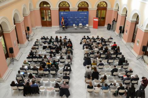 Hoy, en la sede del Departamento