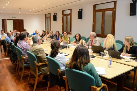 Durante la reunión de la mesa del sector citrícola