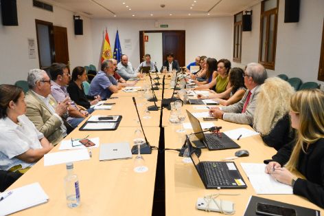 Durante la reunión de la mesa del sector citrícola