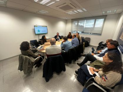 En una jornada de trabajo en el Puesto de Control Fronterizo del puerto de Algeciras  