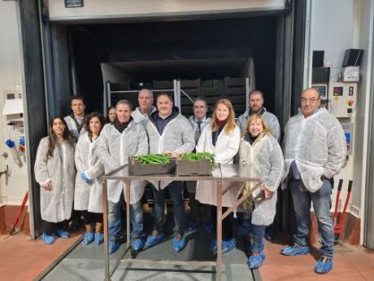 En una jornada de trabajo en el Puesto de Control Fronterizo del puerto de Algeciras  