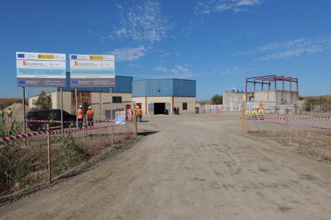 Hoy, en las obras de modernización de Marismas del Guadalquivir 