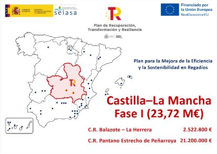 A TRAVÉS DE DOS CONVENIOS ENTRE LA SOCIEDAD ESTATAL SEIASA Y LOS REGANTES 