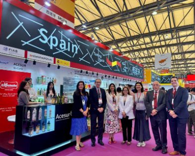 Hoy, en la inauguración de la feria SIAL Shanghai, China