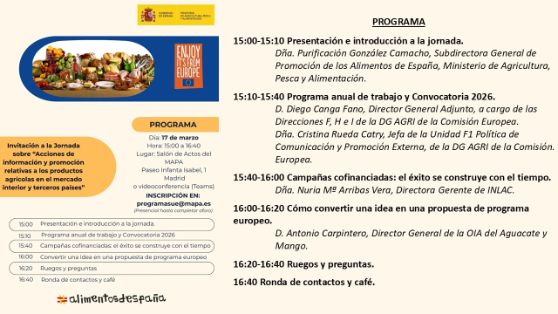 Mañana martes, día 17, en la sede del ministerio