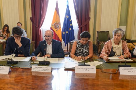 EN LA RENIÓN MANTENIDA HOY EN LA SEDE DEL MINISTERIO DE AGRICULTURA, PESCA Y ALIMENTACIÓN 