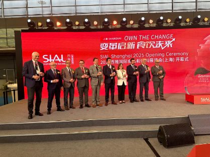 Hoy, en la inauguración de la feria SIAL Shanghai, China