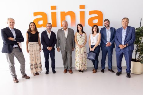 Hoy, en Paterna (Valencia), en un debate organizado por el centro tecnológico AINIA