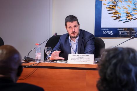 Hoy, en Las Palmas de Gran Canaria, en una jornada de Anacef