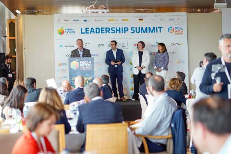 Hoy, en Bilbao, en la inauguración de Food 4 Future