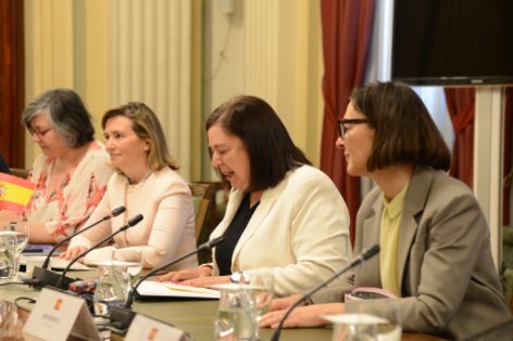 Hoy, en la sede del ministerio  